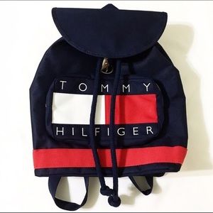 Vintage Tommy Hilfiger drawstring backpack